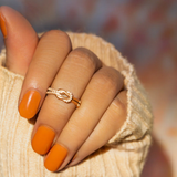 Bague Ajustable Noeud Infini - À ma meilleure amie
