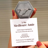 Bague Ajustable - À ma meilleure amie (Edition limitée)
