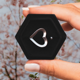 Bague Ajustable - Coeur - À ma fille