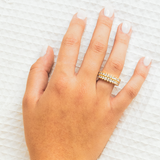 Bague Ajustable - Amour Intemporel - À ma fille