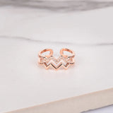 Bague Ajustable - À ma fille - Je serai toujours à tes côtés