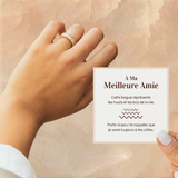 Bague Ajustable - Amour Pur - À ma meilleure amie