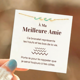 Bracelet Vagues - À ma meilleure amie