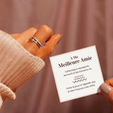 Bague Ajustable - À ma meilleure amie - Crois en toi