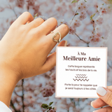 Bague Ajustable - Coeur - À ma meilleure amie