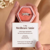 Bague Ajustable - À ma meilleure amie - Je serai toujours à tes côtés