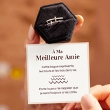 Bague Ajustable - À ma meilleure amie - Crois en toi