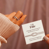Bague Ajustable - À ma fille - Crois en toi