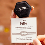 Bague Ajustable - À ma fille - Crois en toi