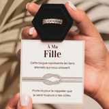 Bague Ajustable - Amour Absolu - À ma fille
