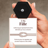 Bague Ajustable - Amour Passionnel - À ma fille