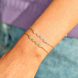 Bracelet Vagues - À ma fille